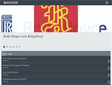Tablet Screenshot of mafoss.no